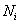 <math xmlns='http://www.w3.org/1998/Math/MathML'> <semantics>  <mrow>   <msub>    <mi>N</mi>    <mi>i</mi>   </msub>     </mrow> <annotation encoding='MathType-MTEF'> MathType@MTEF@5@5@+=feaafiart1ev1aaatCvAUfeBSjuyZL2yd9gzLbvyNv2CaerbuLwBLnhiov2DGi1BTfMBaeXatLxBI9gBaerbd9wDYLwzYbItLDharqqtubsr4rNCHbGeaGqiVu0Je9sqqrpepC0xbbL8F4rqqrFfpeea0xe9Lq=Jc9vqaqpepm0xbba9pwe9Q8fs0=yqaqpepae9pg0FirpepeKkFr0xfr=xfr=xb9adbaqaaeGaciGaaiaabeqaamaabaabaaGcbaGaamOtamaaBaaaleaacaWGPbaabeaaaaa@37DA@</annotation> </semantics></math>