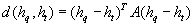 <math display='block' xmlns='http://www.w3.org/1998/Math/MathML'> <semantics>  <mrow>   <mi>d</mi><mo stretchy='false'>(</mo><msub>    <mi>h</mi>    <mi>q</mi>   </msub>   <mo>,</mo><msub>    <mi>h</mi>    <mi>t</mi>   </msub>   <mo stretchy='false'>)</mo><mo>=</mo><msup>    <mrow>     <mo stretchy='false'>(</mo><msub>      <mi>h</mi>      <mi>q</mi>     </msub>     <mo>&#x2212;</mo><msub>      <mi>h</mi>      <mi>t</mi>     </msub>     <mo stretchy='false'>)</mo>    </mrow>    <mi>T</mi>   </msup>   <mi>A</mi><mo stretchy='false'>(</mo><msub>    <mi>h</mi>    <mi>q</mi>   </msub>   <mo>&#x2212;</mo><msub>    <mi>h</mi>    <mi>t</mi>   </msub>   <mo stretchy='false'>)</mo>  </mrow> <annotation encoding='MathType-MTEF'> MathType@MTEF@5@5@+=feaafiart1ev1aaatCvAUfeBSjuyZL2yd9gzLbvyNv2CaerbuLwBLnhiov2DGi1BTfMBaeXatLxBI9gBaerbd9wDYLwzYbItLDharqqtubsr4rNCHbGeaGqiVu0Je9sqqrpepC0xbbL8F4rqqrFfpeea0xe9Lq=Jc9vqaqpepm0xbba9pwe9Q8fs0=yqaqpepae9pg0FirpepeKkFr0xfr=xfr=xb9adbaqaaeGaciGaaiaabeqaamaabaabaaGcbaGaamizaiaacIcacaWGObWaaSbaaSqaaiaadghaaeqaaOGaaiilaiaadIgadaWgaaWcbaGaamiDaaqabaGccaGGPaGaeyypa0JaaiikaiaadIgadaWgaaWcbaGaamyCaaqabaGccqGHsislcaWGObWaaSbaaSqaaiaadshaaeqaaOGaaiykamaaCaaaleqabaGaamivaaaakiaadgeacaGGOaGaamiAamaaBaaaleaacaWGXbaabeaakiabgkHiTiaadIgadaWgaaWcbaGaamiDaaqabaGccaGGPaaaaa@4CE6@</annotation> </semantics></math>